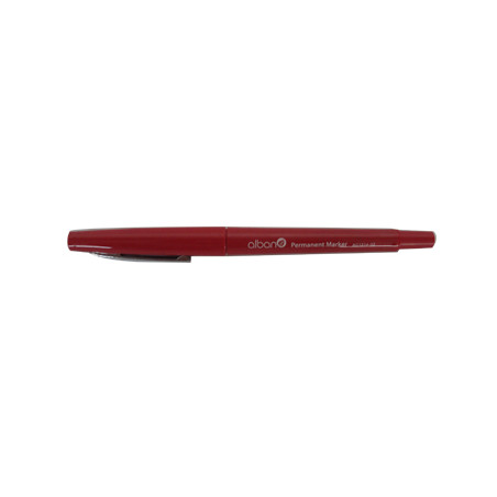Marcador Permanente Médio Vermelho Alban AC1214-02 1 unidade: Escreva com perfeição com o Marcador Permanente Médio Vermelho Alb