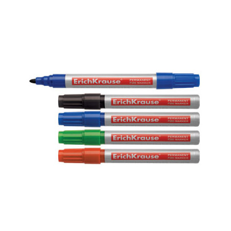 Conjunto de Marcadores Médio EK P200 - 4 unidades, 4 Cores Vibrantes, Ponta de 1,5mm para uma Escrita e Coloração Incríveis