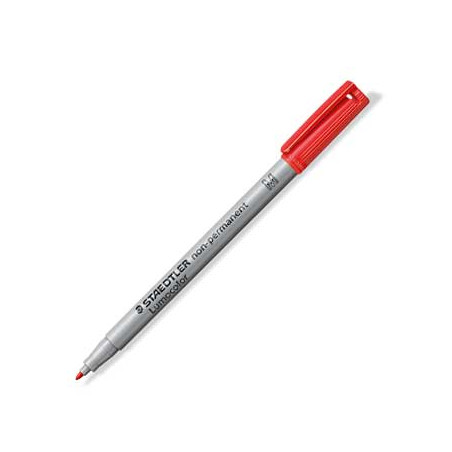 Marcador Vermelho de Ponta Fina 1mm 315-2 - Perfeito para Tarefas Minuciosas - Embalagem Individual