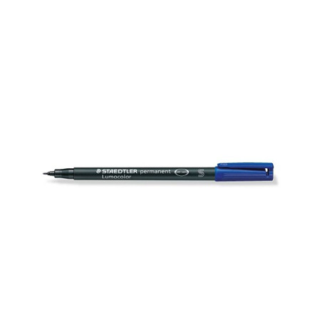 Marcador Permanente de Ponta Fina Azul 0,4mm Lumocolor 313-3 - Perfeito para uma escrita precisa e duradoura!