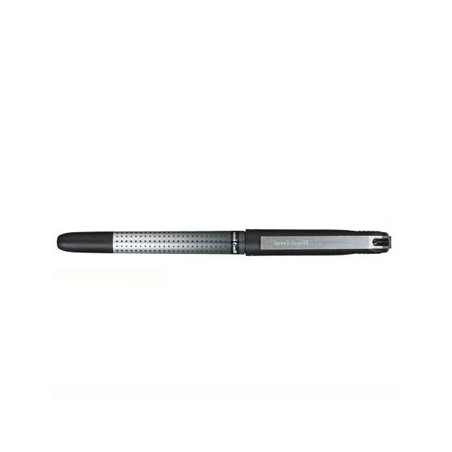 Marcador Roller Preto 0,5mm UNI UB185S Vision Needle - Excelente para Escrever com Precisão e Suavidade