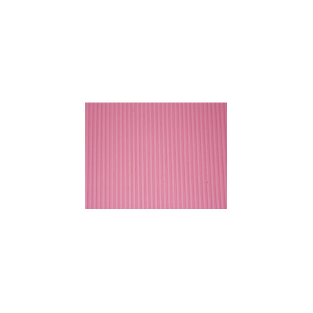Folha de Cartão Canelado Colorido Rosa 50x70cm
