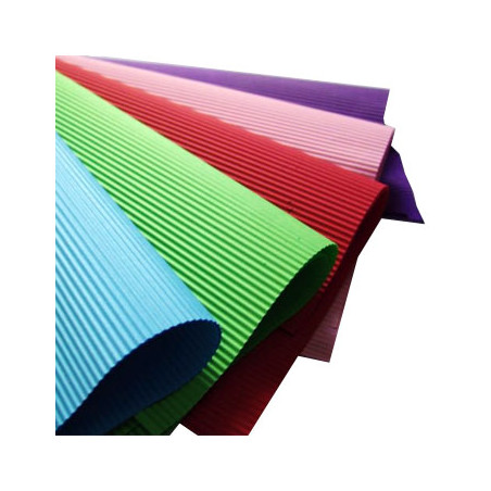 Papelão Ondulado Colorido 50x70cm - Violeta Brilhante