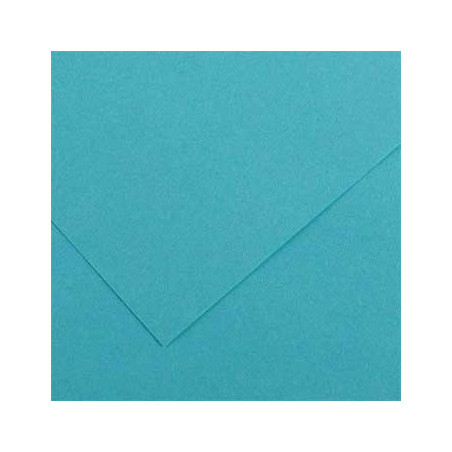 Papel de Alta Qualidade 50x65cm Canson 185g - Cartolina Azul Turquesa, Ideal para Artes e Projetos Criativos!