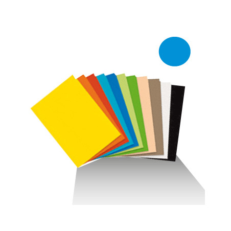 Cartolina Azul Sado de alta qualidade para projetos criativos: tamanho 50x65cm, 180g