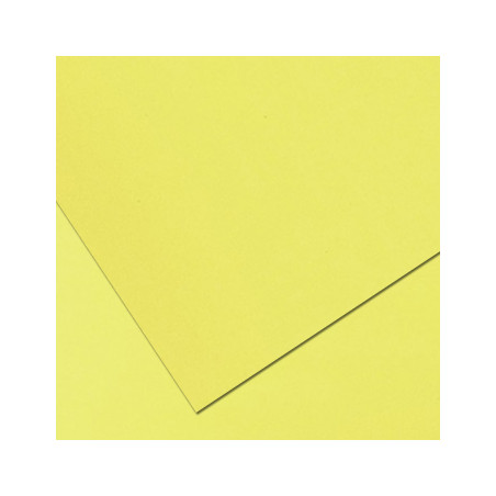 Papel Colorido Amarelo Canário de Alta Qualidade em Tamanho 50x65cm - 180g