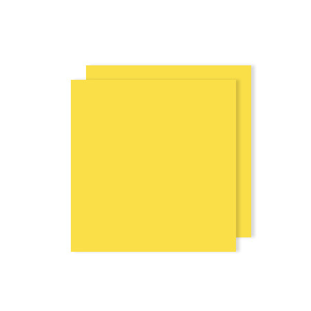 Papel Cartolina Amarelo Canário Canson - Tamanho 50x65cm - 240g - Pacote com 25 Folhas