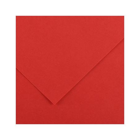 Papel Cartolina A3 Vermelho 185g - Kit com 50 Folhas para Artes e Trabalhos Escolares