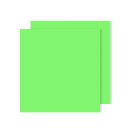 Papel Cartolina A3 Verde Maçã 185g - Pacote com 50 Folhas de Alta Qualidade para Artes e Trabalhos Criativos