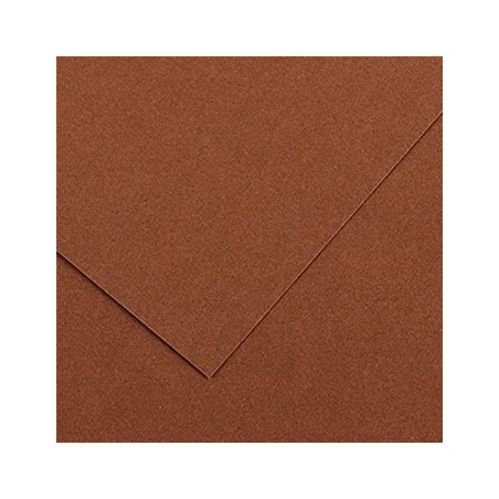  Papel Cartolina A3 na cor Chocolate 185g - Pack com 50 folhas Canson - Perfeito para Artes e Projetos Criativos