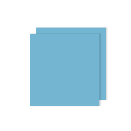 Cartolina A4 Azul Celeste 185g - Pacote com 50 Folhas de Papel de Excelente Qualidade