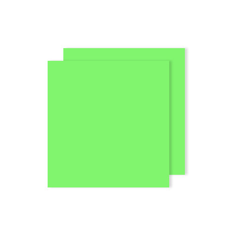 Papel Cartolina A4 Verde Maçã 185g - 50 Folhas Canson