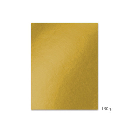 Pacote de 100 folhas de Cartolina A4 180g em Amarelo Ouro - Alta qualidade e durabilidade