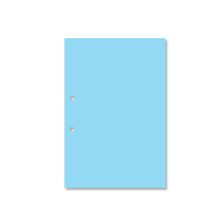 Papel Cartolina A4 Perfurado em Azul, 250g/m² - Folha de Alta Qualidade