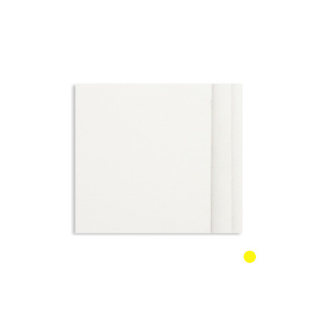Conjunto de 40 placas K-Line amarelas de 5mm, tamanho 50x70cm - Perfeito para sinalização visível e durável!