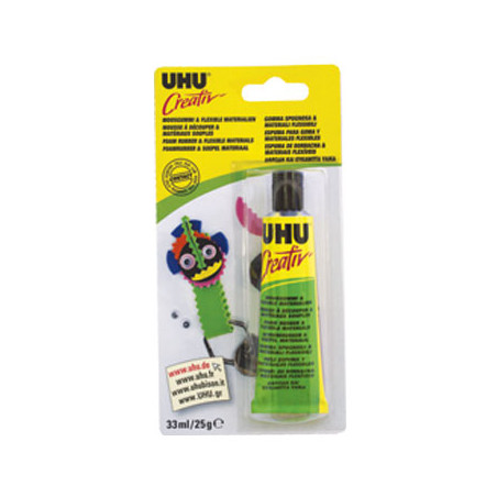 Cola UHU Creativ - Adesivo para Espuma de Borracha e Outros Materiais Flexíveis