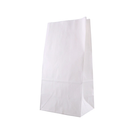 Embalagem Ecológica para Pães - Saco de Papel Branco 20x5x32cm (1000 unidades)