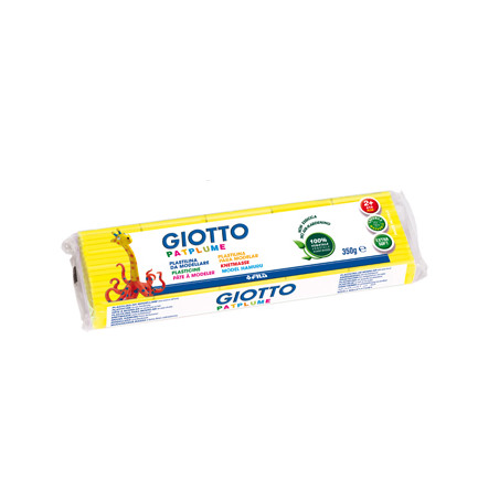 Plasticina Giotto Patplume 350gr Amarelo