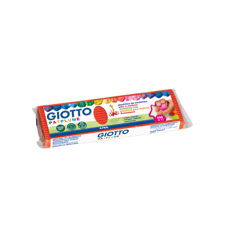 Plasticina Giotto Patplume 350gr Vermelho