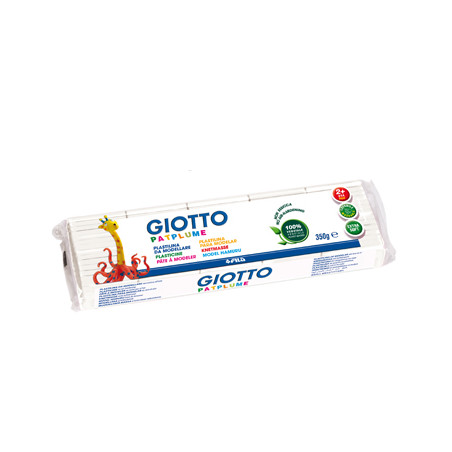 Plasticina Giotto Patplume 350gr Branco