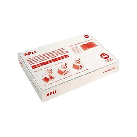 Capas Protetoras de Livros Ajustáveis APLI 280x530mm Transparentes - Pacote com 25 unidades de 130 microns