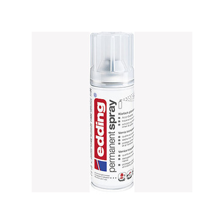 Verniz Acrílico Brilhante em Spray Edding 5200 de 200ml - Acabamento Perfeito e Duradouro para suas criações!