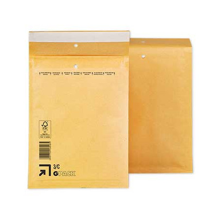 Envelope Acolchoado Kraft Nº0 (150x215mm) - Proteção Extra para Envios Delicados e Seguros!