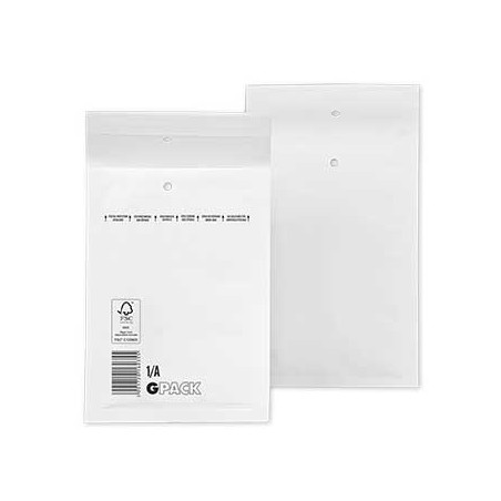 Envelope Almofadado Branco nº000 - Dimensões de 105x165mm (1 unidade)