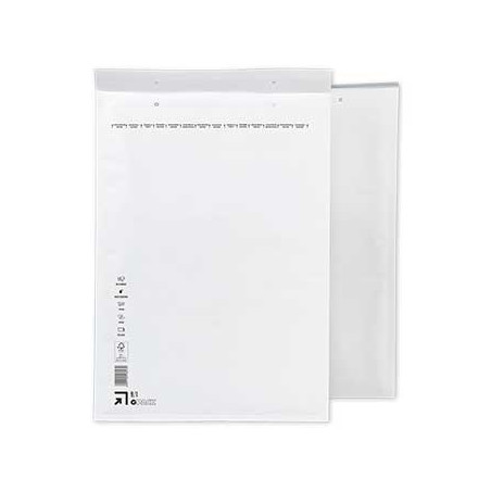 Envelope Almofadado Branco Número 6 - Pacote com 1 unidade, dimensões 300x445mm