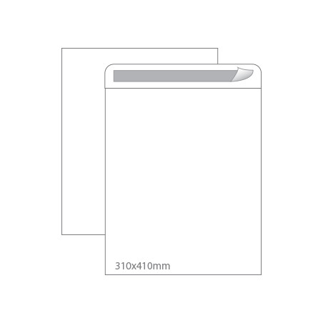 Envelopes Saco Branco 229x324mm C4 com Janela - Pack de 250 unidades, perfeitos para o seu escritório ou negócio!