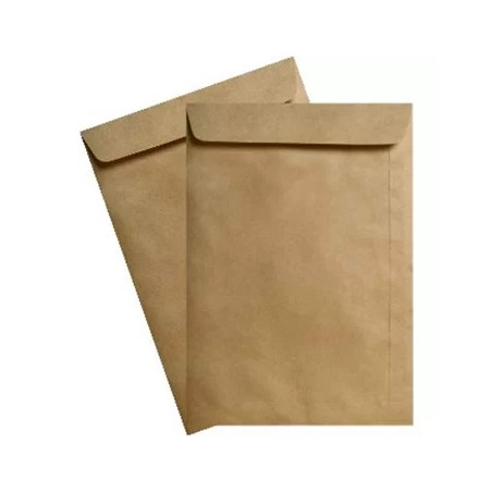 Envelopes de Papel Kraft Duráveis C4 (229x324mm) - Conjunto com 50 unidades