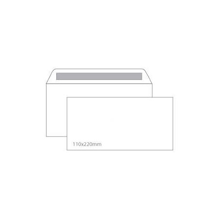 Pacote de 25 Envelopes Autocolantes Brancos Autodex 110x220mm DL - Alta Qualidade e Praticidade