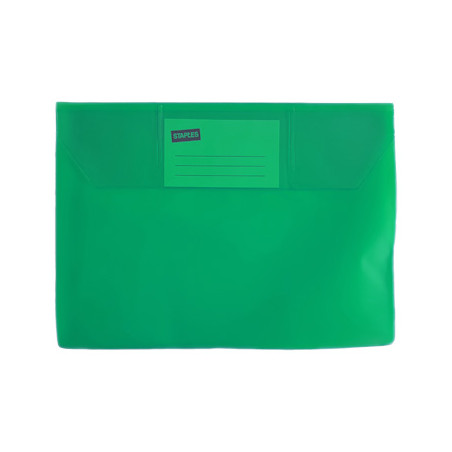 Conjunto de 10 Envelopes A5 em PVC Transparente com Visor Verde - Organize e Proteja seus Documentos com Elegância