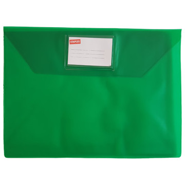 Envelope A4 em PVC Verde...