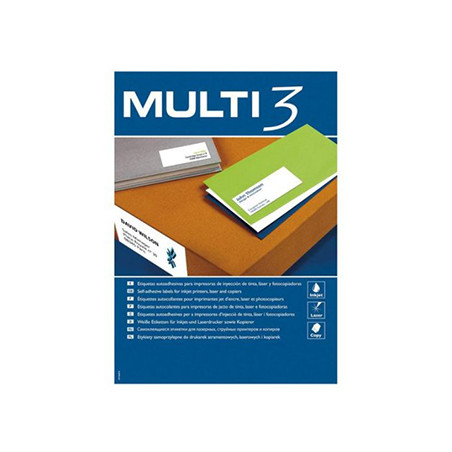  Etiquetas Multi3 70x35mm - 100 folhas A4 (2400 unidades) - Produto de alta qualidade!