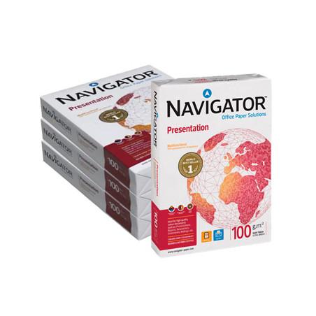 Resma de Papel Navigator Fotocópia A3 100g (Apresentação) - 4 Pacotes com 500 folhas cada