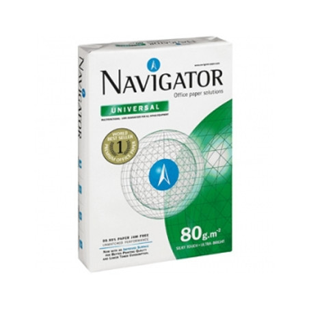  Papel para Fotocópia A3 Navigator 080 gramas - Pacote com 500 folhas para impressões de alta qualidade