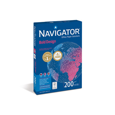 Pacote de 150 folhas de Papel de Fotocópia A4 Navigator 200g - Qualidade superior para impressões incríveis!