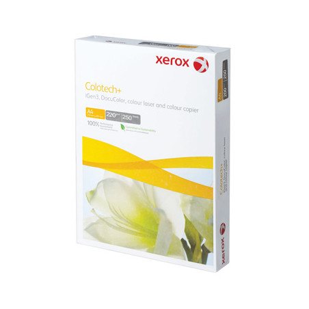 Papel para fotocópia A4 Xerox Colotech Plus 220 gramas, pacote com 250 folhas