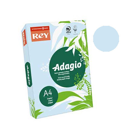 Papel de Fotocópia Azul Adagio (CD01) A4 80g/m² - 500 folhas (Tonalidade PASTEL) - O melhor preço e qualidade garantidos!