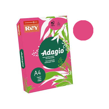 Papel Rosa Intenso para Fotocópia A4 Adagio 80g - 500 Folhas: Alta Qualidade e Durabilidade Garantidas!
