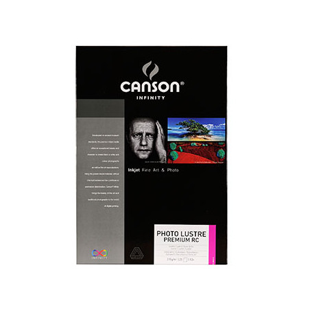 Papel Fotográfico Canson Infinity PhotoLustre Premium RC A4 - Pacote com 25 folhas de 310g