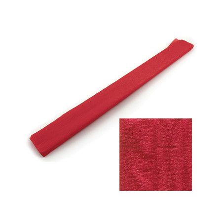 Rolo de Papel Crepe Vermelho Metalizado de 50x150cm - Ideal para uma Decoração Festiva Brilhante