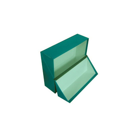 Caixa de Arquivo para Organização em Verde Francês de 365x280x100mm