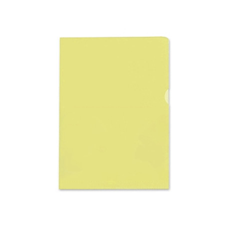 Bolsa de Plástico A4 (90 mícrons) - Amarela - Pacote com 100 unidades