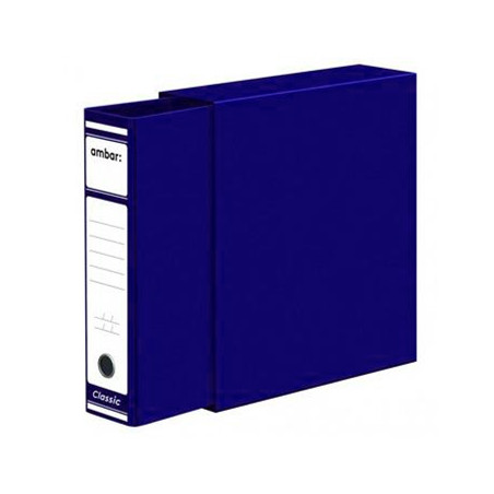 Pasta Arquivo + Caixa Fixa L80 310x290, ideal para uso comercial - cor azul
