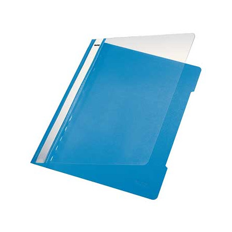 Classificador de Capa Transparente Azul Claro Leitz 4191 - Pacote com 25 unidades