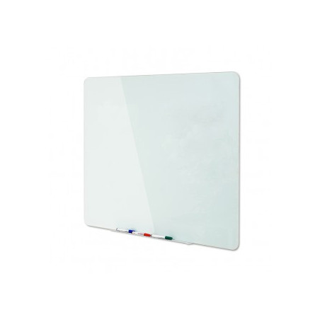 Quadro de Vidro Magnético Branco 120x90cm para Organização e Anotações - Modelo GL080101
