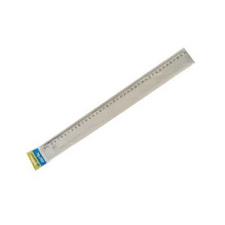Régua de Plástico de 40cm - Perfeita para Medir com Precisão - 1 Unidade