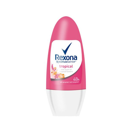 Desodorizante Roll-On Rexona Girl Tropical 50ml - Proteção Refrescante para Meninas